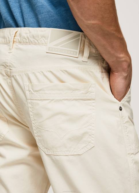 Marfil pantalones cargo de trabajador de newton Pepe Jeans 06X41123 hombres - Imagen 5