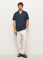 Marfil pantalones chinos de corte holgado con flechas Pepe Jeans 06X41102 hombres