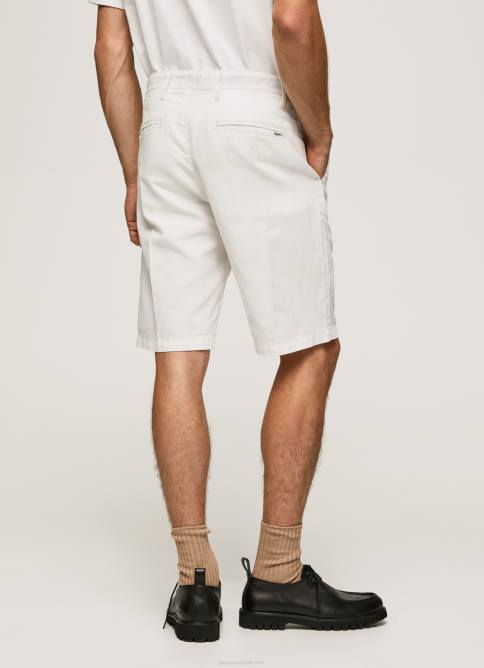 Marfil shorts chinos arkin con pliegues Pepe Jeans 06X41128 hombres - Imagen 4