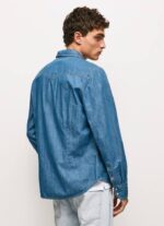 mezclilla camisa de mezclilla de corte estándar carson Pepe Jeans 06X41020 hombres - Imagen 4