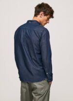 mezclilla camisa de mezclilla partón Pepe Jeans 06X41035 hombres - Imagen 4