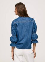 mezclilla camisa de mezclilla regular fit Pepe Jeans 06X496 mujer - Imagen 4