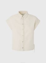 mezclilla camisa vaquera de manga corta Pepe Jeans 06X4339 mujer - Imagen 5