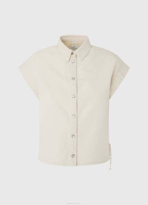 mezclilla camisa vaquera de manga corta Pepe Jeans 06X4339 mujer - Imagen 5