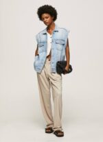 mezclilla chaleco de mezclilla oversize Pepe Jeans 06X4131 mujer - Imagen 2