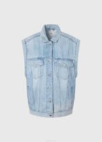 mezclilla chaleco de mezclilla oversize Pepe Jeans 06X4131 mujer - Imagen 5