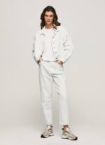 mezclilla chamarra de mezclilla con efecto agrietado Pepe Jeans 06X495 mujer - Imagen 2