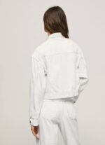 mezclilla chamarra de mezclilla con efecto agrietado Pepe Jeans 06X495 mujer - Imagen 4
