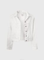 mezclilla chamarra de mezclilla con efecto agrietado Pepe Jeans 06X495 mujer - Imagen 5