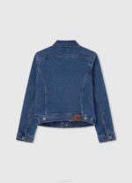 mezclilla chamarra de mezclilla New Berry de ajuste regular Pepe Jeans 06X41358 chica - Imagen 2
