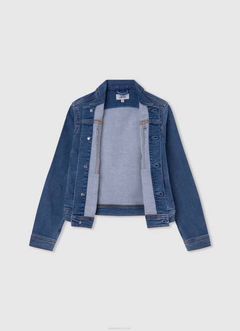 mezclilla chamarra de mezclilla New Berry de ajuste regular Pepe Jeans 06X41358 chica - Imagen 3