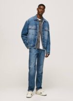 mezclilla chamarra de mezclilla oversize Pepe Jeans 06X4818 hombres - Imagen 2
