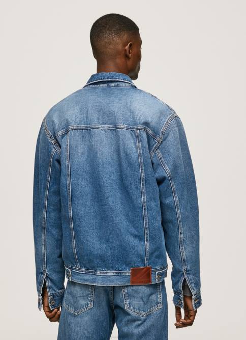 mezclilla chamarra de mezclilla oversize Pepe Jeans 06X4818 hombres - Imagen 4