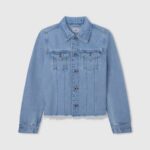 mezclilla chamarra de mezclilla regular fit Pepe Jeans 06X41357 chica