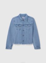 mezclilla chamarra de mezclilla regular fit Pepe Jeans 06X41357 chica