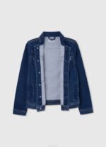 mezclilla chamarra de mezclilla regular fit Pepe Jeans 06X41569 chico - Imagen 3