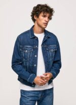 mezclilla chamarra de mezclilla regular fit Pepe Jeans 06X4823 hombres - Imagen 3
