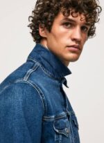 mezclilla chamarra de mezclilla regular fit Pepe Jeans 06X4823 hombres - Imagen 4