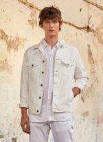mezclilla chamarra de mezclilla regular fit Pepe Jeans 06X4847 hombres