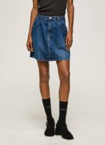 mezclilla falda corta de mezclilla de algodón Pepe Jeans 06X499 mujer - Imagen 2