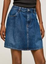 mezclilla falda corta de mezclilla de algodón Pepe Jeans 06X499 mujer - Imagen 3