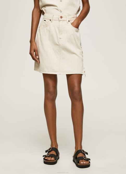 mezclilla falda de mezclilla de corte estándar Pepe Jeans 06X4474 mujer - Imagen 2