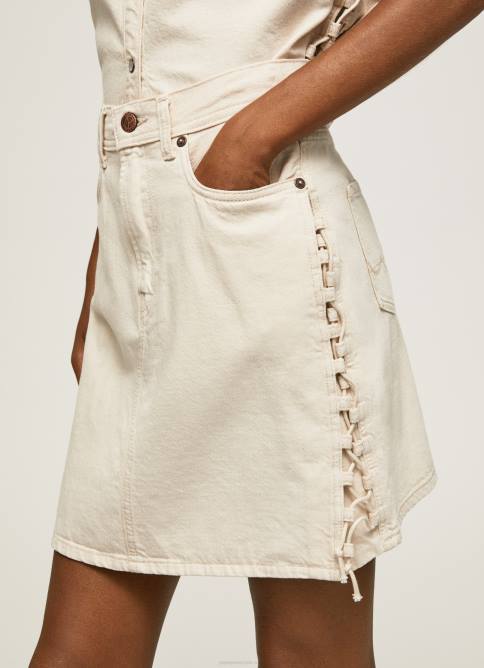 mezclilla falda de mezclilla de corte estándar Pepe Jeans 06X4474 mujer - Imagen 3