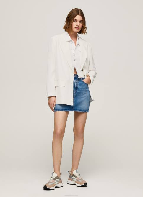 mezclilla falda de mezclilla de corte estándar Pepe Jeans 06X4495 mujer - Imagen 1