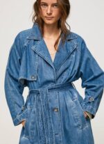 mezclilla gabardina de mezclilla oversize Pepe Jeans 06X4108 mujer - Imagen 4