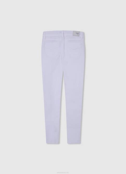 mezclilla jeans ajustados con tiro alto y tiro alto de Pixlette Pepe Jeans 06X41371 chica - Imagen 2