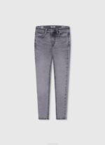 mezclilla jeans ajustados con tiro alto y tiro alto de Pixlette Pepe Jeans 06X41371 chica - Imagen 4