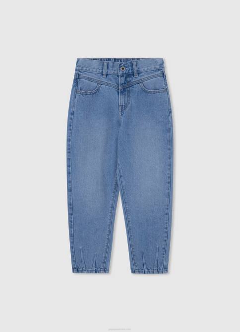 mezclilla jeans ajustados con tiro alto y tiro alto de Pixlette Pepe Jeans 06X41371 chica - Imagen 5
