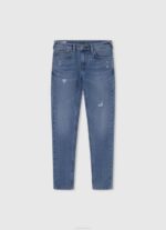 mezclilla jeans ajustados de talle bajo Pepe Jeans 06X41579 chico