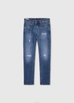 mezclilla jeans ajustados de talle bajo Pepe Jeans 06X41579 chico - Imagen 4