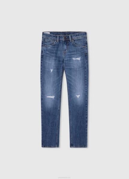 mezclilla jeans ajustados de tiro medio Pepe Jeans 06X41578 chico