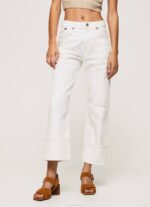 mezclilla jeans color avellana de talle alto Pepe Jeans 06X42 mujer - Imagen 2