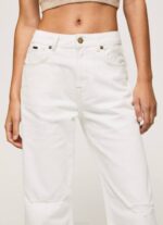 mezclilla jeans color avellana de talle alto Pepe Jeans 06X42 mujer - Imagen 3