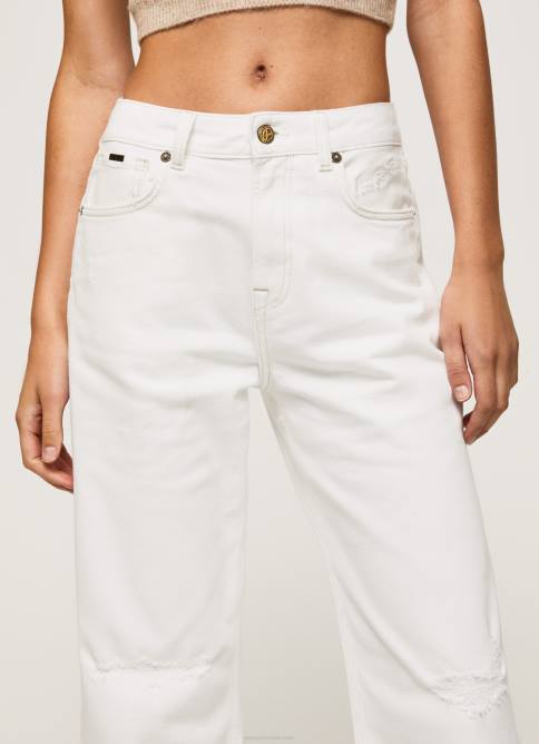 mezclilla jeans color avellana de talle alto Pepe Jeans 06X42 mujer - Imagen 3