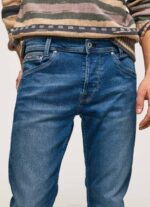 mezclilla jeans con tiro medio y corte estándar Pepe Jeans 06X4801 hombres - Imagen 3