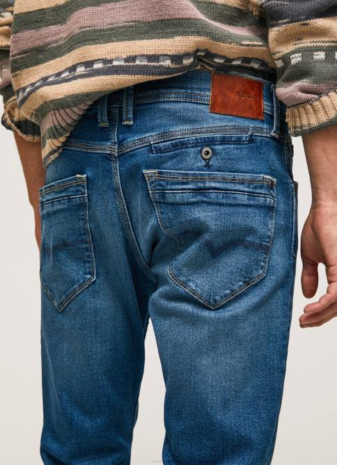mezclilla jeans con tiro medio y corte estándar Pepe Jeans 06X4801 hombres - Imagen 5