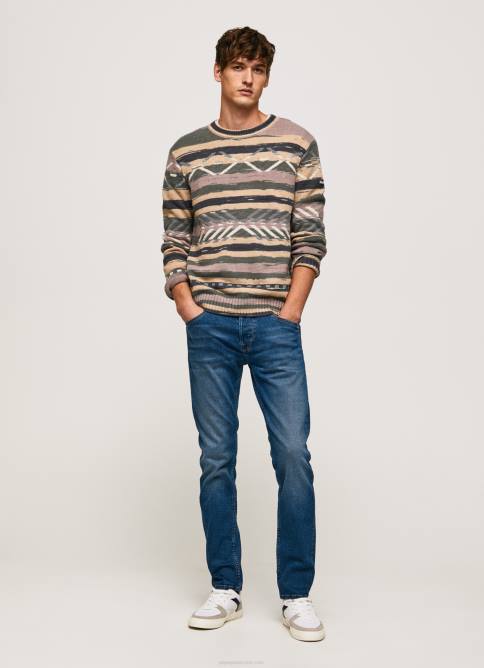 mezclilla jeans con tiro medio y corte estándar Pepe Jeans 06X4801 hombres - Imagen 1