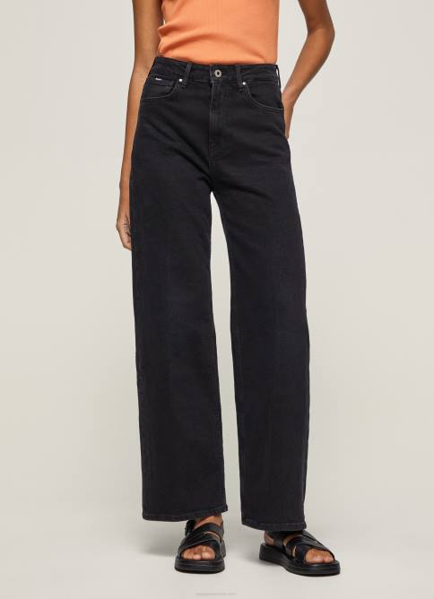 mezclilla jeans lexa sky con cintura alta Pepe Jeans 06X473 mujer - Imagen 2