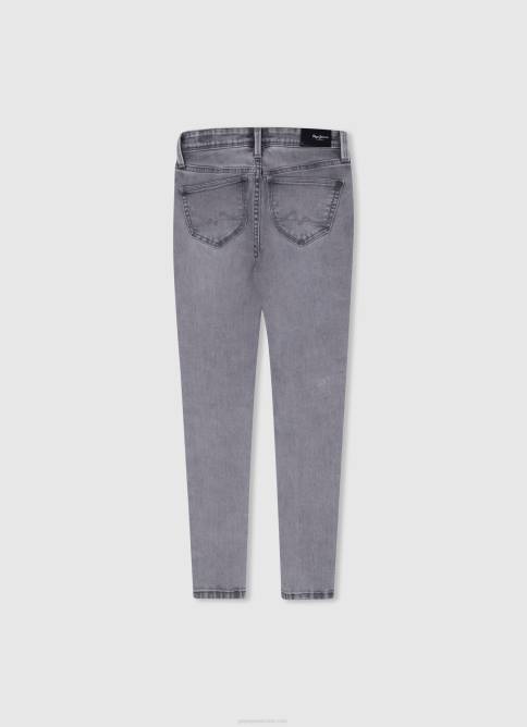 mezclilla jeans pitillo con tiro alto y tiro alto Pepe Jeans 06X41370 chica - Imagen 2