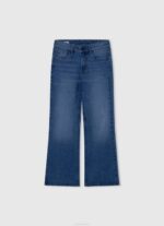 mezclilla jeans pitillo con tiro alto y tiro alto Pepe Jeans 06X41370 chica - Imagen 5