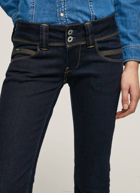 mezclilla jeans rectos con cintura baja de venus Pepe Jeans 06X437 mujer - Imagen 3