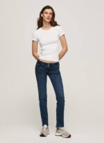 mezclilla jeans rectos con cintura baja de venus Pepe Jeans 06X43 mujer