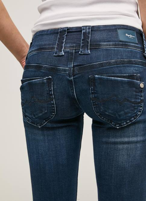 mezclilla jeans rectos con cintura baja de venus Pepe Jeans 06X43 mujer - Imagen 5