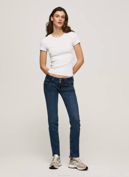 mezclilla jeans rectos con cintura baja de venus Pepe Jeans 06X43 mujer