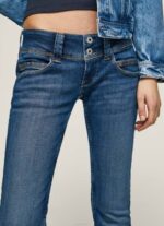 mezclilla jeans rectos con cintura baja de venus Pepe Jeans 06X45 mujer - Imagen 3