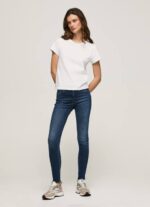 mezclilla jeans regent de talle alto Pepe Jeans 06X445 mujer
